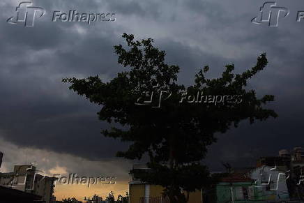 Alerta para temporal na cidade de So Paulo