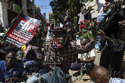 People protests against abductions in Kenya