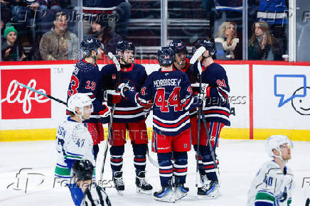 NHL: Vancouver Canucks at Winnipeg Jets