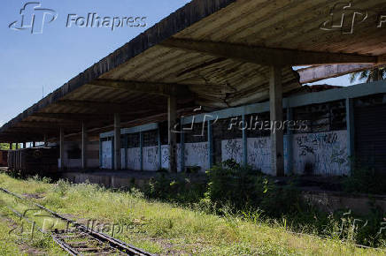 Estao de trem da cidade de Corumb, interior do estado de Mato Grosso do Sul