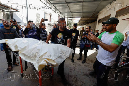 Bodies of foreign WCK workers killed in an Israeli strike are transported to their families outside Gaza, in Rafah, southern Gaza Strip