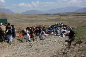 Taliban authorities burn drugs and narcotics in Kabul