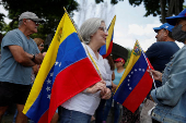 Venezuela's opposition supporters protest two months after presidential election, in Caracas