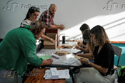 Presidential election run-off between centre-left candidate Orsi and ruling conservative coalition candidate Delgado, in Uruguay