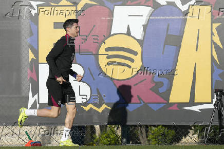 Entrenamiento del FC Barcelona