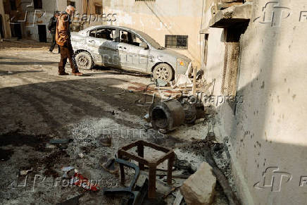 Funeral of Palestinians killed by an Israeli air strike in Jenin camp