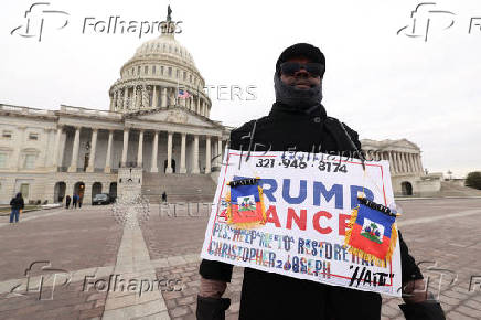 Trump's inauguration is being moved indoors due to dangerously cold temperatures expected on Monday, in Washington