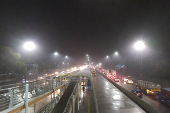 Alagamento na avenida brasil no rio de janeiro