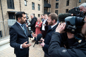 Scotland's First Minister Humza Yousaf visits Hillcrest Homes Housing in Dundee
