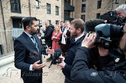 Scotland's First Minister Humza Yousaf visits Hillcrest Homes Housing in Dundee