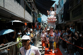 Bun Festival at Cheung Chau island in Hong Kong