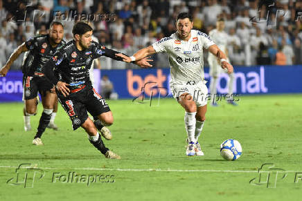 Partida entre Santos X Operrio PR  pelo Campeonato Brasileiro Srie B