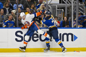 NHL: New York Islanders at St. Louis Blues