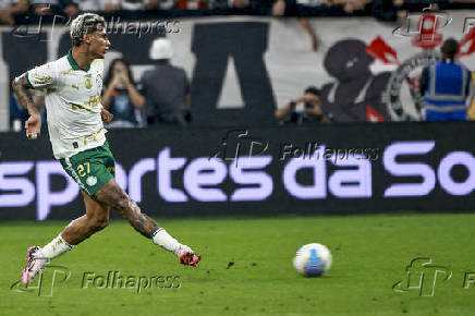 Match between corinthians and palmeiras for the 2024 brazilian football championship