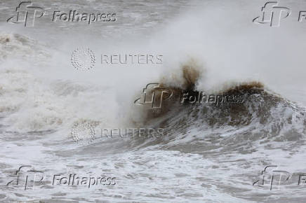 Storm Darragh hits Britain