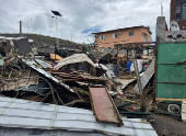 Aftermath of the Cyclone Chido, in Mayotte