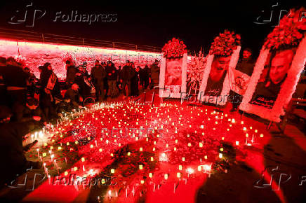 Commemoration to remember Iranian General Qassem Soleimani and Iraqi militia leader Abu Mahdi al-Muhandis, in Baghdad