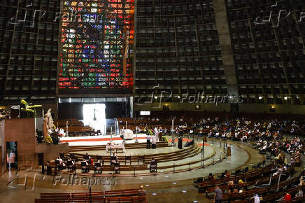 Missa de Domingo de Pscoa, no Rio de Janeiro