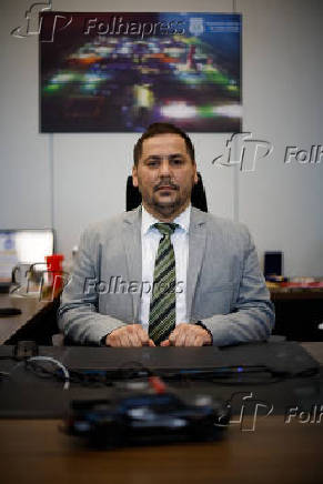 O secretrio Nacional de Polticas Penais, Rafael Velasco, em seu gabinete em Braslia
