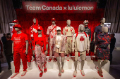 Athletes reveal Lululemon Athletica's Team Canada Team Canada uniforms for the Paris 2024 Olympics