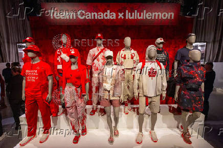 Athletes reveal Lululemon Athletica's Team Canada Team Canada uniforms for the Paris 2024 Olympics