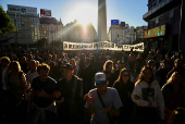 Protest against Argentine's President Milei's 
