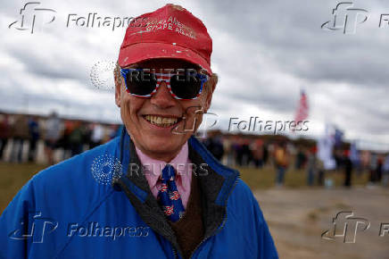 Supporters of Republican presidential nominee and former U.S. President Donald Trump attend a campaign event in Traverse City