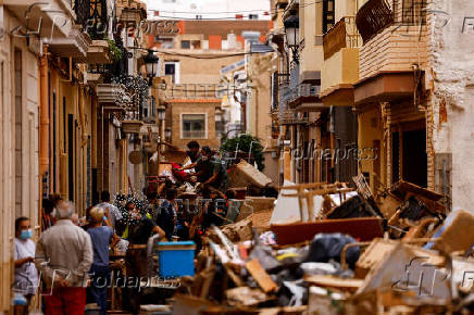 Aftermath of floods in Spain