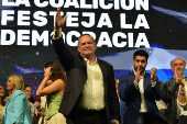 Presidential election run-off between centre-left candidate Orsi and ruling conservative coalition candidate Delgado, in Uruguay