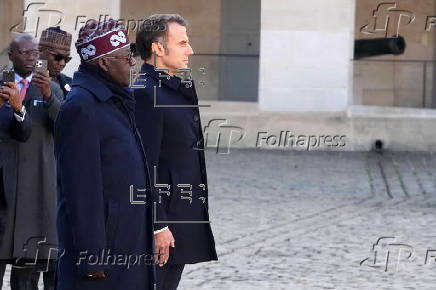 President of Nigeria Bola Ahmed Tinubu visits France