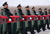 Remains of Chinese soldiers from Korea War return