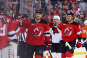 NHL: Philadelphia Flyers at New Jersey Devils