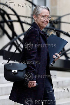 Weekly cabinet meeting at the Elysee Palace in Paris