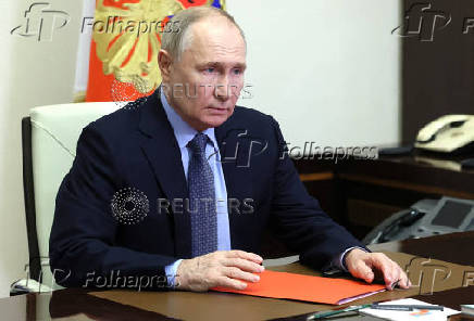 Russian President Putin chairs Security Council meeting outside Moscow