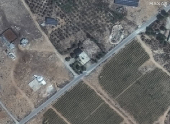 A satellite view of a building in Chouaghir, Baalbek-Hermel Governorate