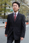 Former FTX executive Gary Wang attends his sentencing on fraud charges, in New York City