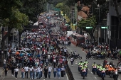 Manifestacin en conmemoracin del da del Estudiante Universitario en Caracas