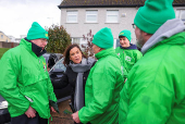 Sinn Fein President Mary Lou McDonald wraps up election campaign