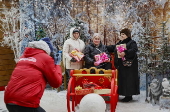 Christmas and New Year preparations in Moscow