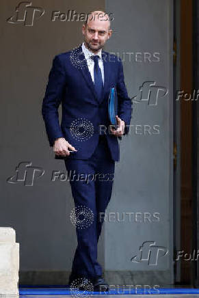 Weekly cabinet meeting at the Elysee Palace in Paris