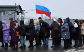 People mark first anniversary of Russian opposition leader Navalny's death at Moscow cemetery