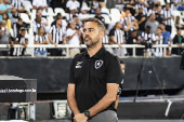 Partida vlida entre Botafogo e Atltico GO segunda rodada do Brasileiro.