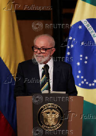 FILE PHOTO: Brazil's President Luiz Inacio Lula da Silva visits Bogota