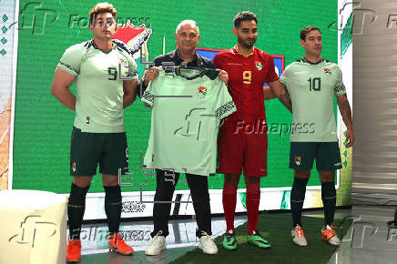 Seleccin boliviana de ftbol presenta nuevo uniforme para la Copa Amrica 2024