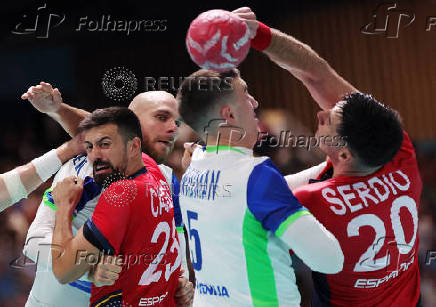 Handball - Men's Preliminary Round Group A - Spain vs Slovenia