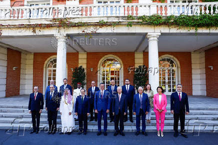 Spain hosts a meeting of foreign ministers from EU and Arab countries on Middle East crisis, in Madrid