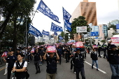 Rally calling for South Korean president's resignation in Seoul