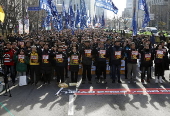 Protest in Seoul calling for the impeachment of South Korea's President Yoon