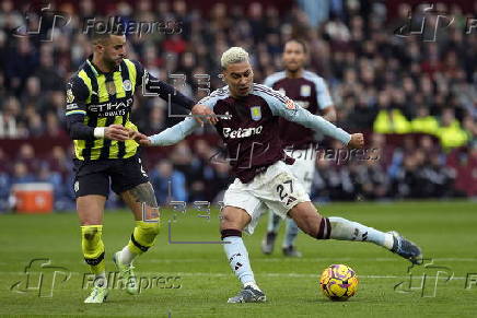 English Premier League - Aston Villa vs Manchester City