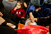 Funeral of Palestinians killed by an Israeli air strike in Jenin camp